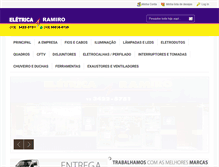 Tablet Screenshot of eletricaramiro.com.br